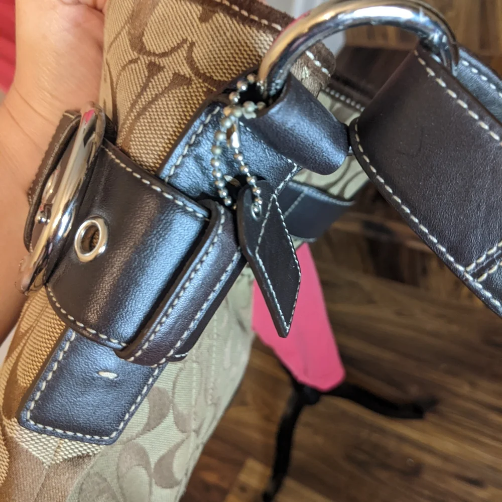 Coach Soho Signature Shoulder Crossbody Bag